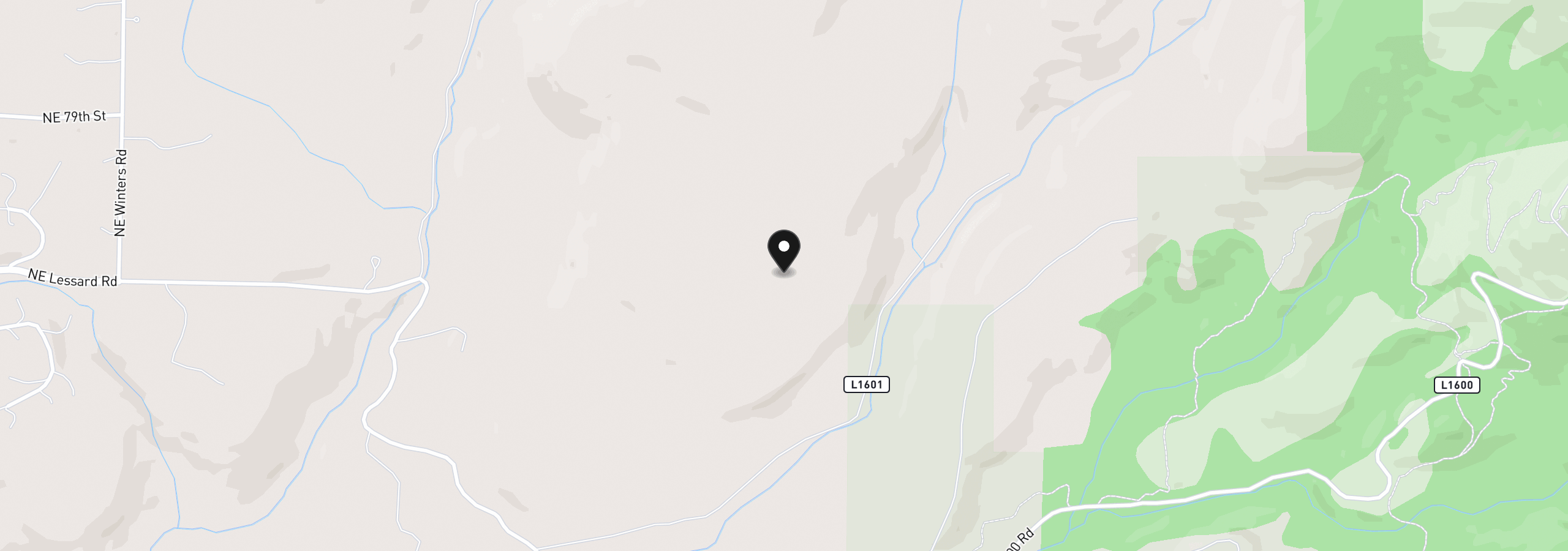 Map showing the location of 4 NE Jones Rd, Camas, Wa 98607