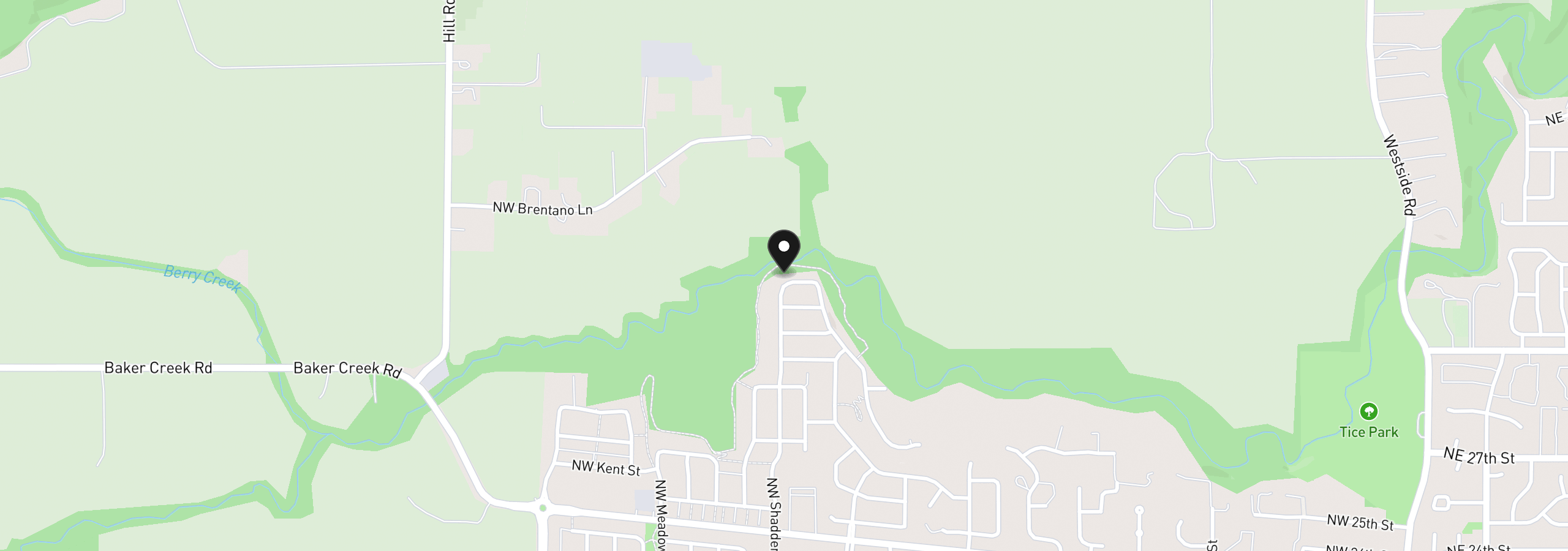 Map showing the location of 1587 NW Pinehurst Dr 69, McMinnville, OR 97128