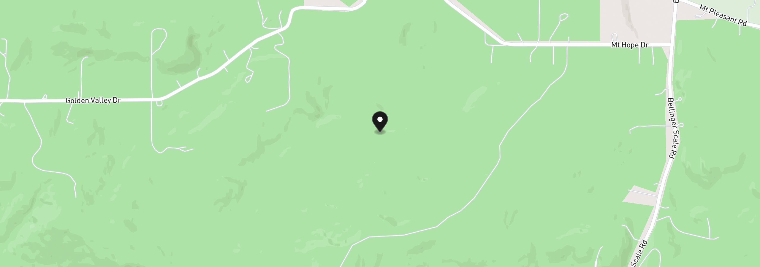 Map showing the location of 00 Bellinger Scale (2) Rd, Lebanon, OR 97355