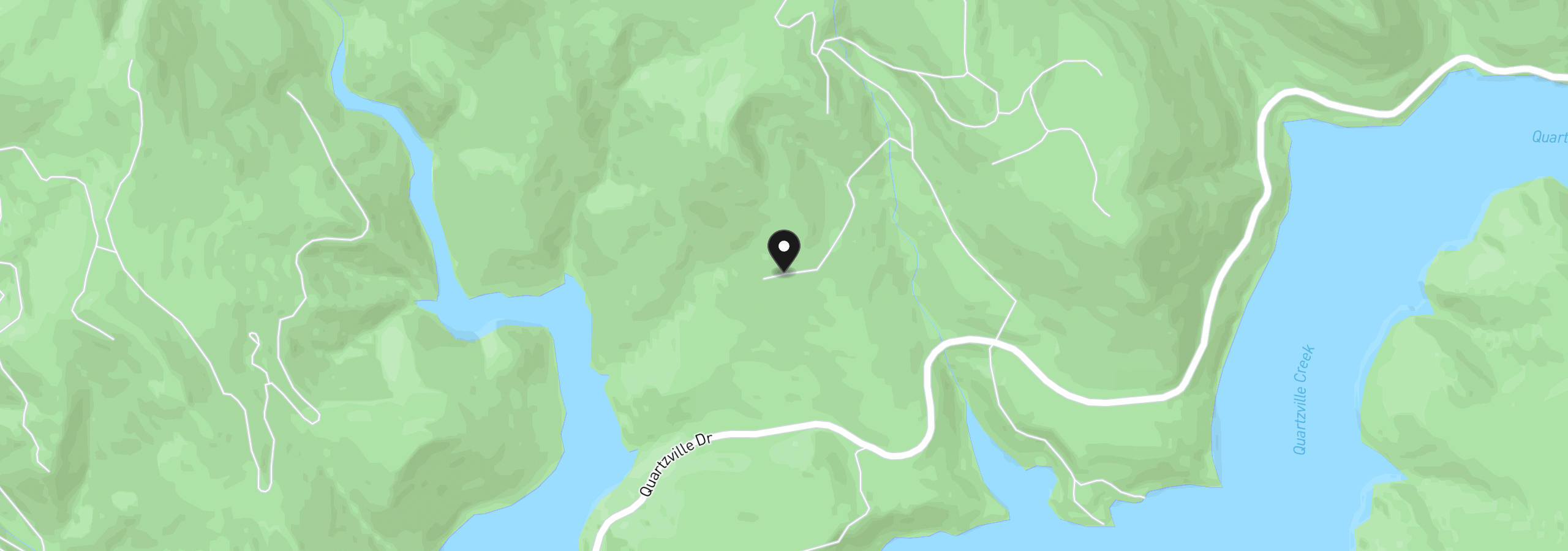 Map showing the location of 000 Quartzville Rd, Sweet Home, OR 97386