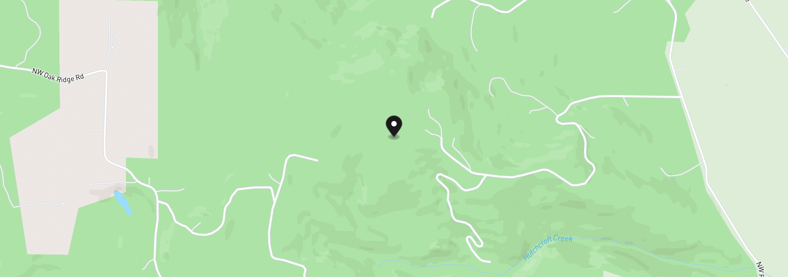 Map showing the location of 000 NW Crane (3) Ln, Yamhill, OR 97148