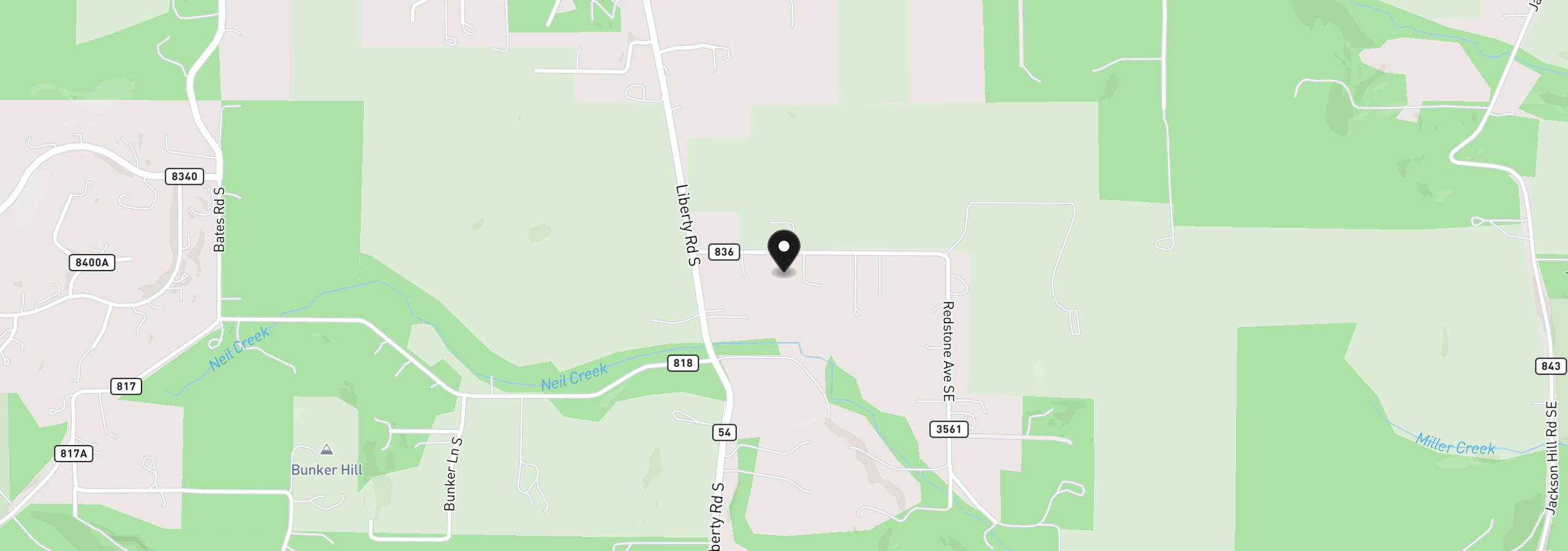 Map showing the location of 278 Quinalt St, Salem, OR 97306