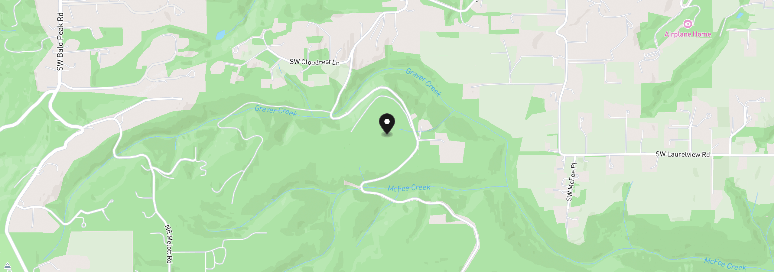 Map showing the location of 16935 SW Holly Hill Rd, Hillsboro, OR 97123