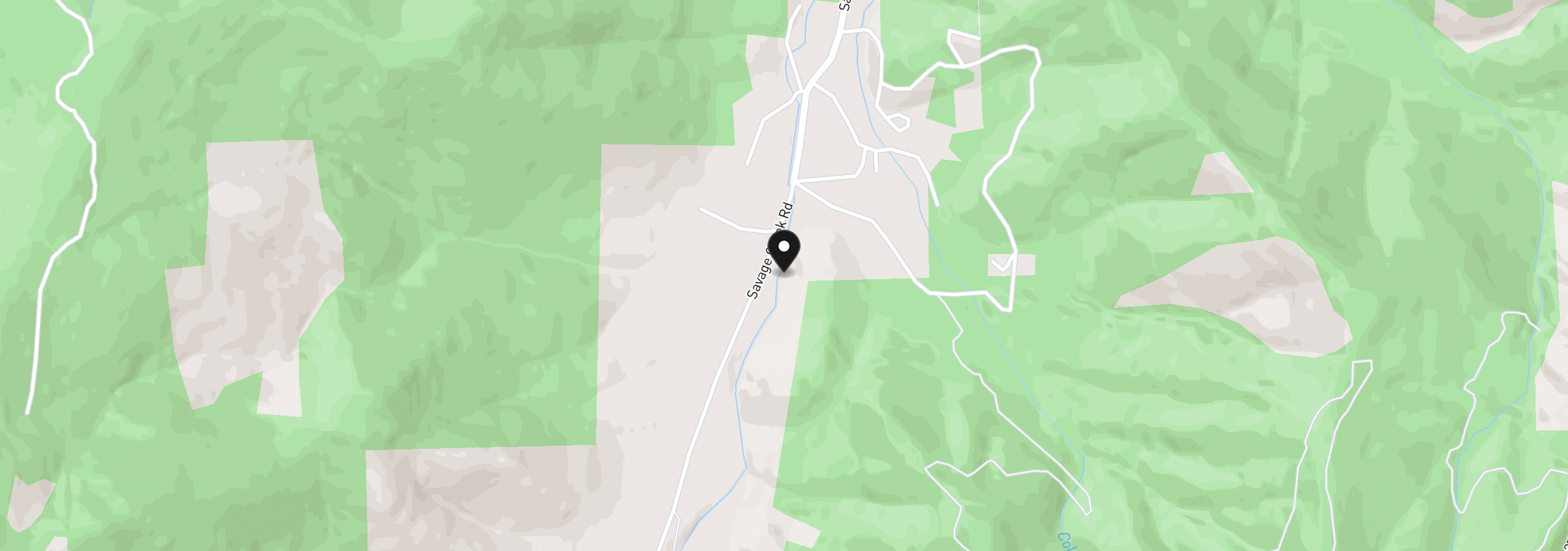 Map showing the location of 988 Savage Creek Rd, Grants Pass, OR 97527