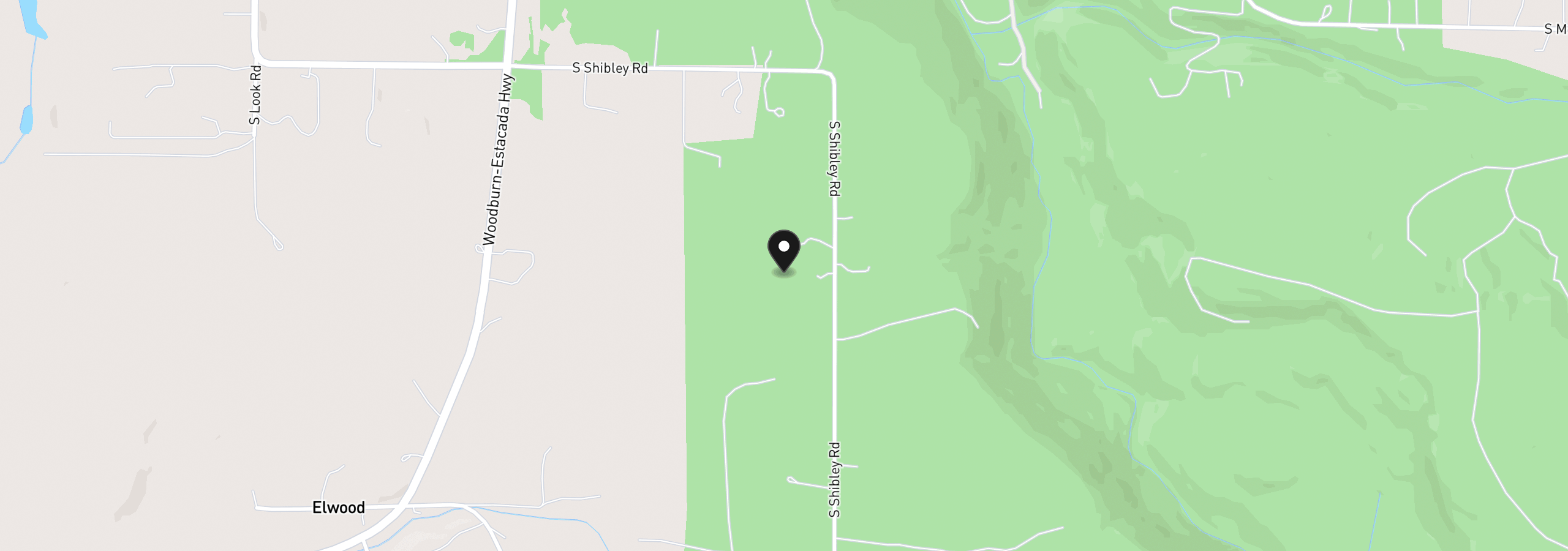 Map showing the location of 27053 S Shibley Rd, Colton, OR 97017