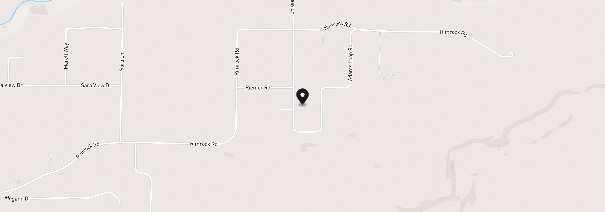 Map showing the location of 36 Adams Loop Rd, Goldendale, Wa 98620