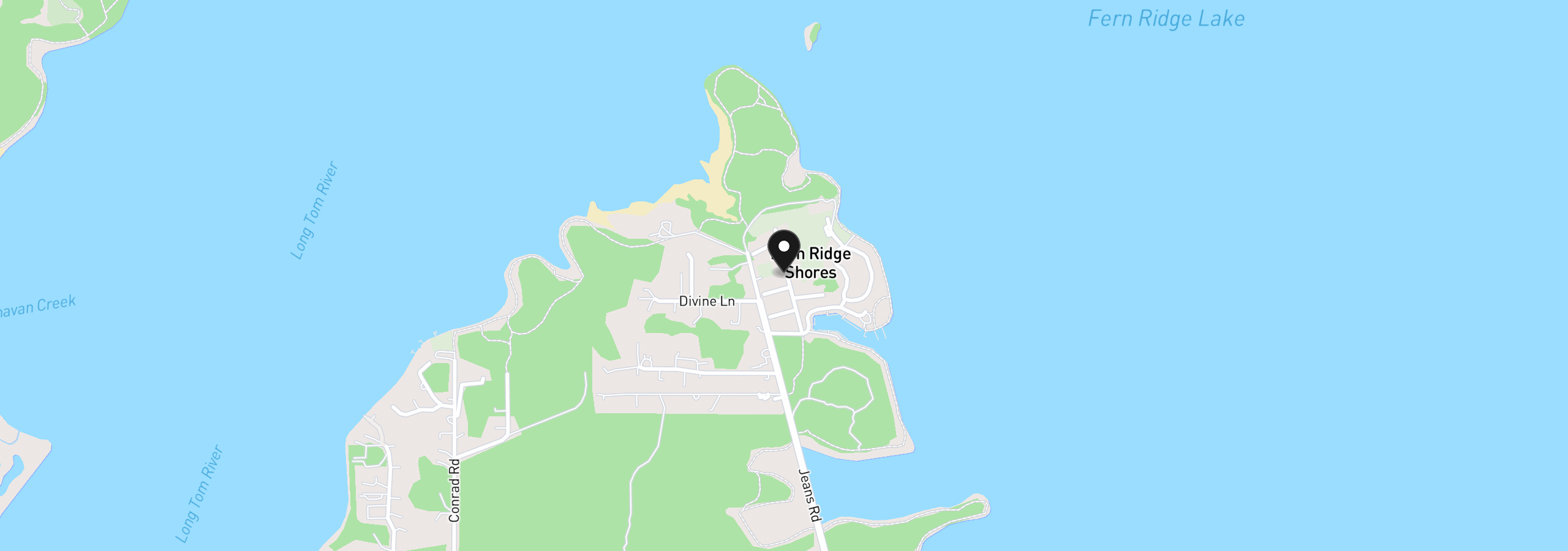 Map showing the location of 29720 Jeans Rd 24, Veneta, OR 97487