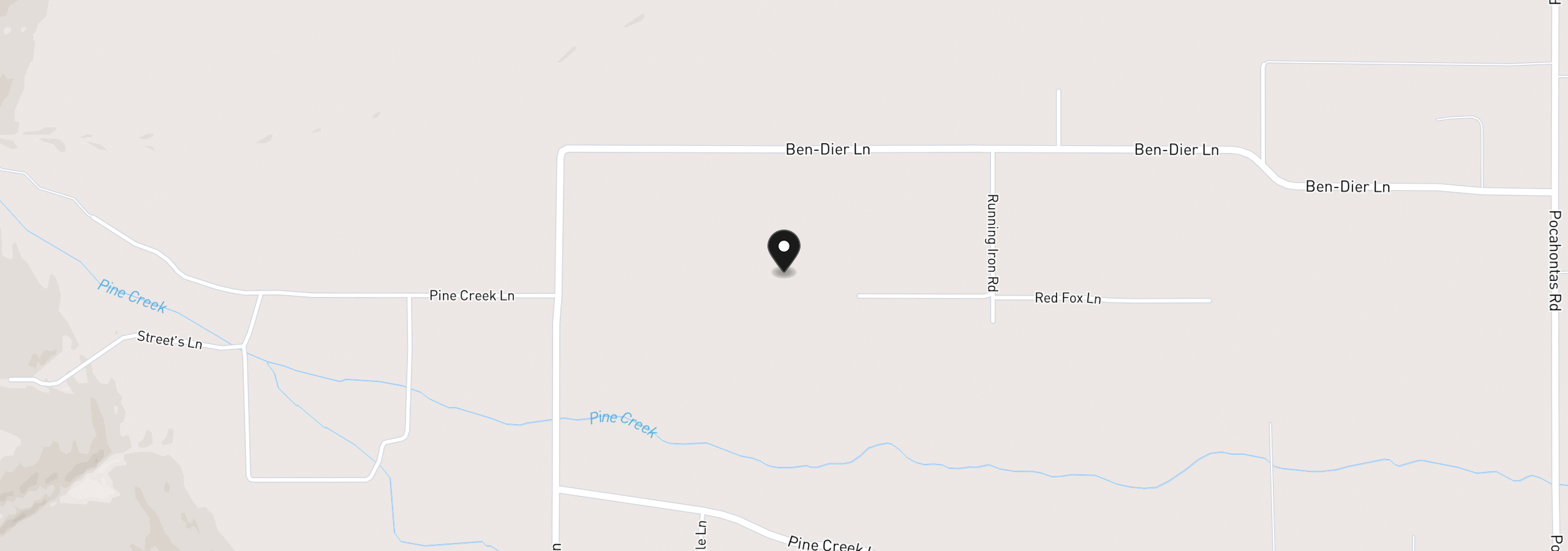 Map showing the location of 13740 Red Fox Lane 702, Baker City, OR 97814