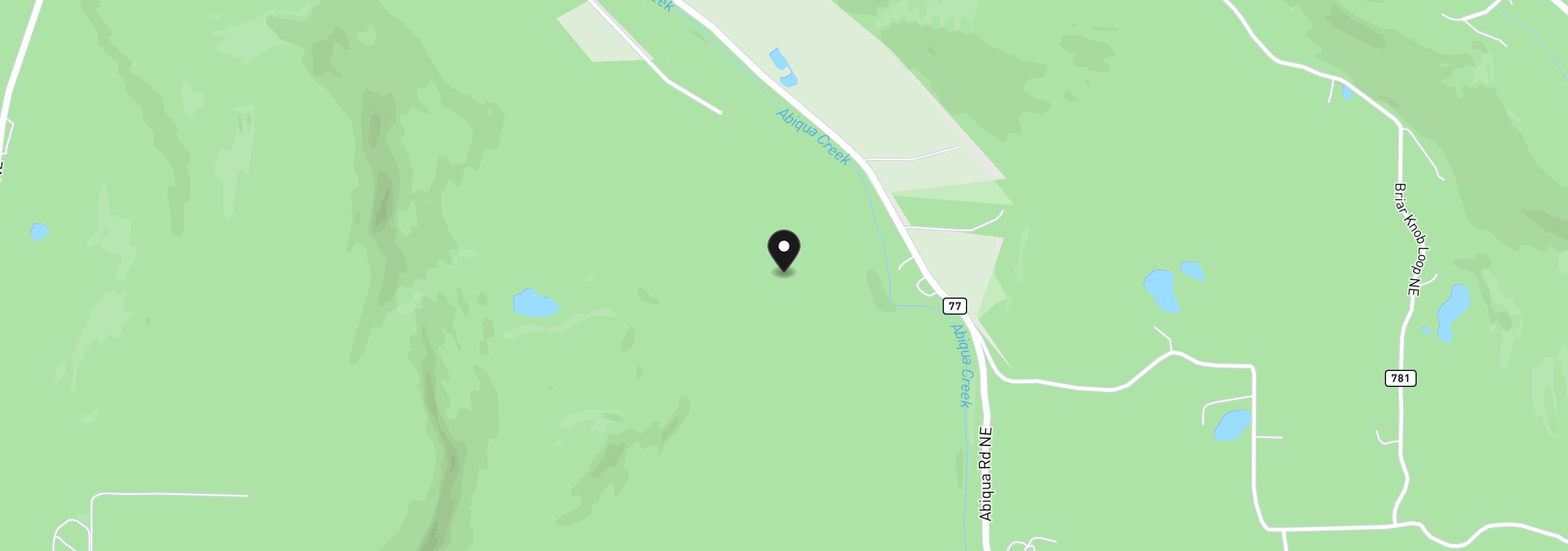 Map showing the location of 000 Abiqua Dam (SMALL), Silverton, OR 97381