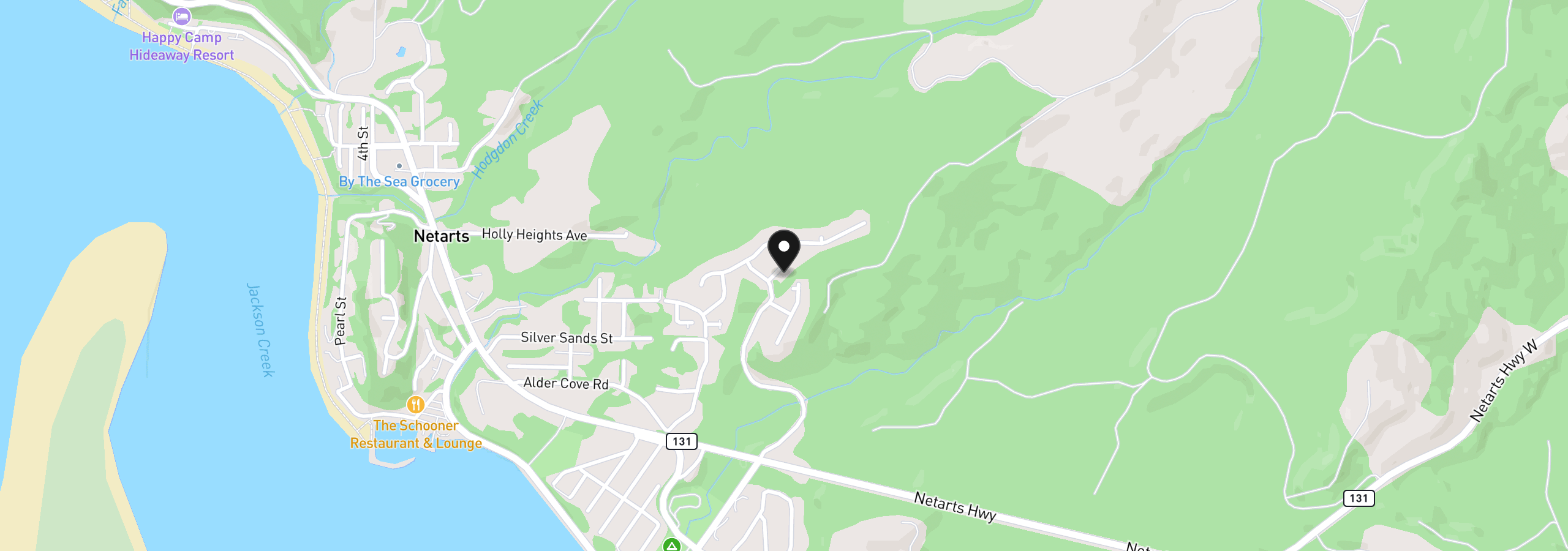 Map showing the location of 1475 Emerald Ln, Netarts, OR 97143