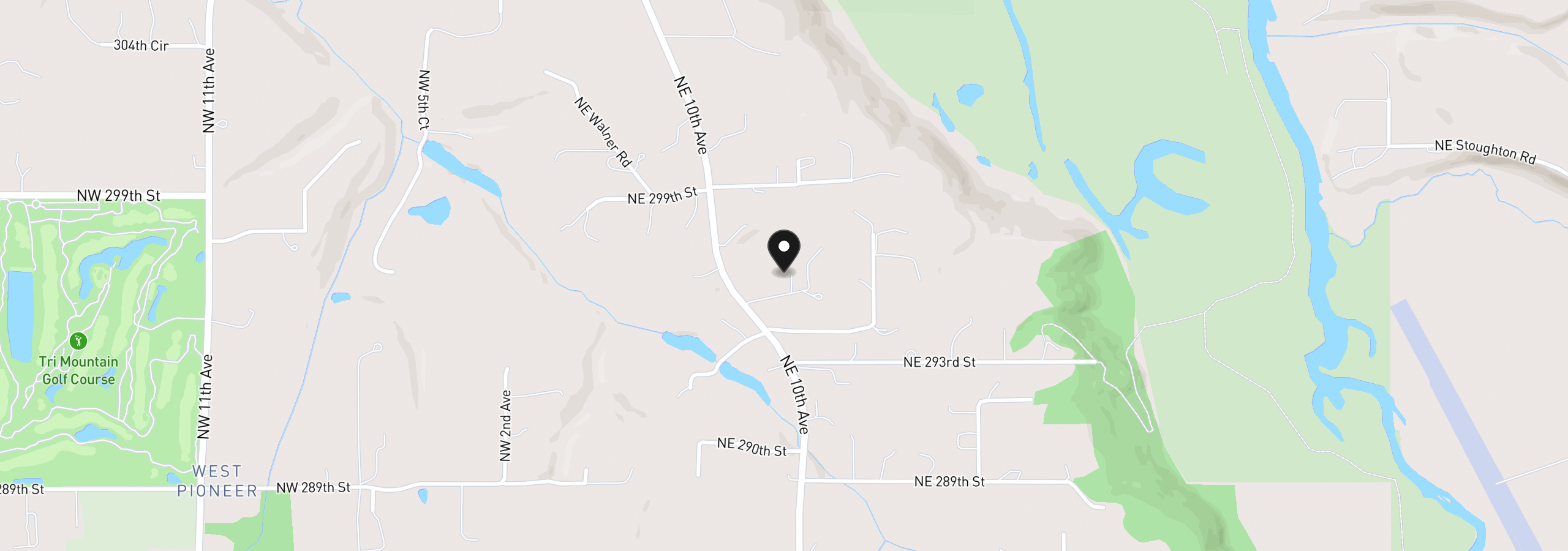 Map showing the location of 29509 NE Timmen Rd, Ridgefield, Wa 98642