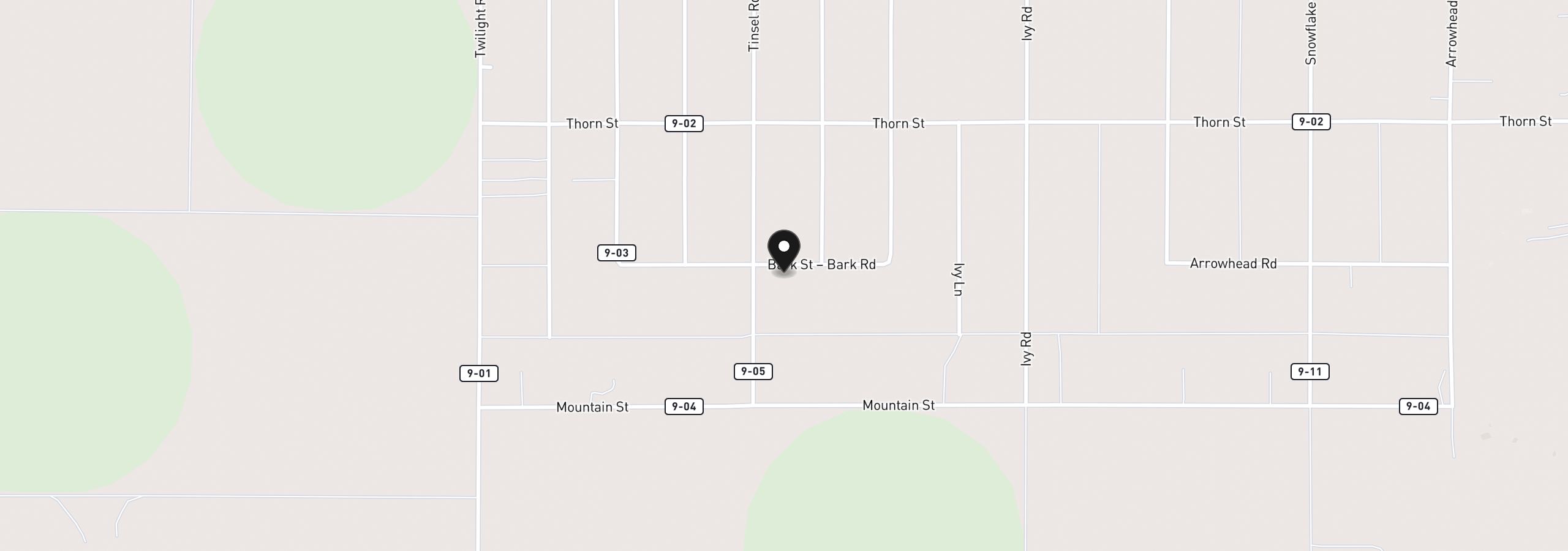 Map showing the location of Bark Loop L-2900, Christmas Valley, OR 97641