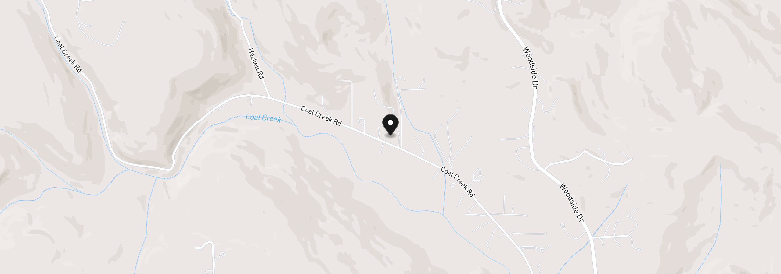 Map showing the location of 2210 Coal Creek Rd, Longview, Wa 98632