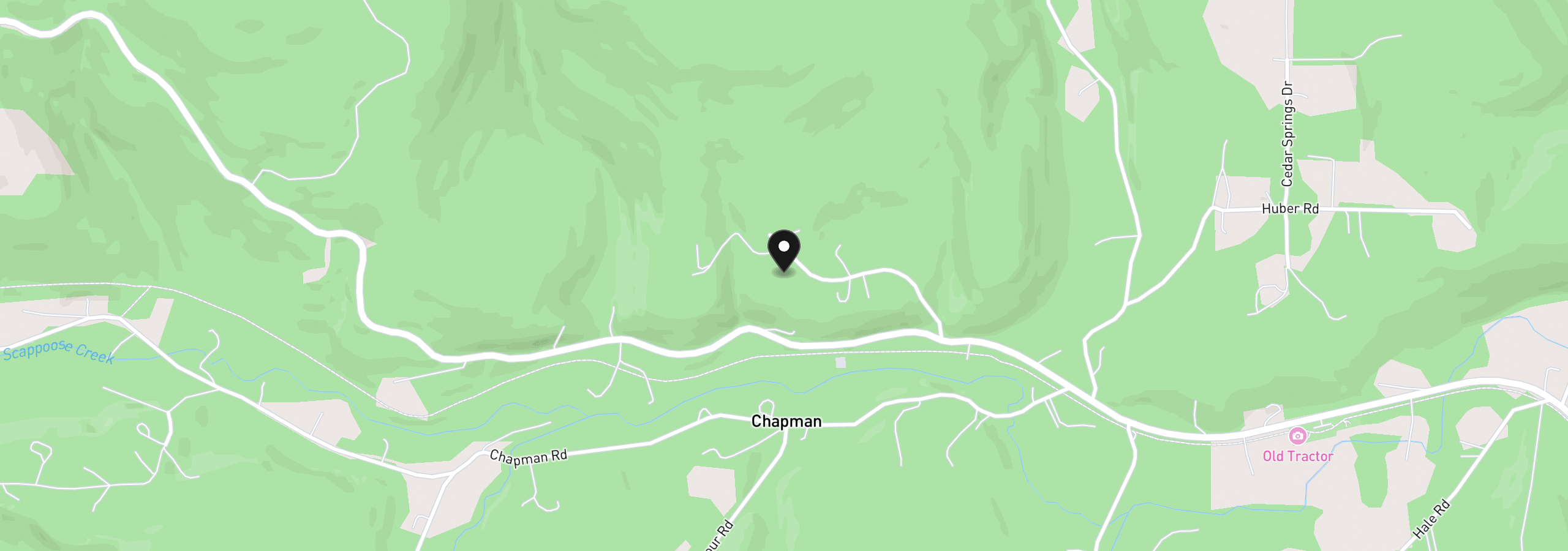 Map showing the location of 28262 Hafferman Rd, Scappoose, OR 97056