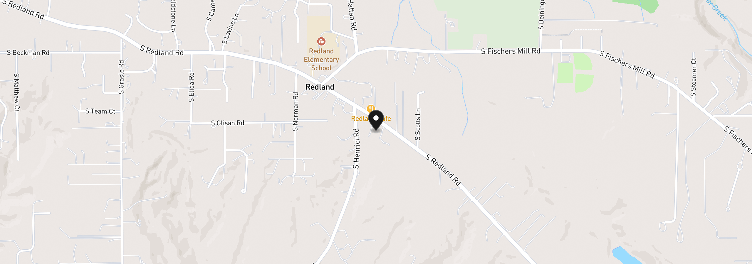 Map showing the location of 18273 S Nancy Jean Way, Oregon City, OR 97045