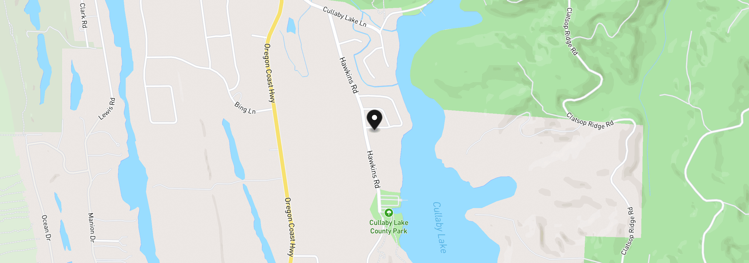 Map showing the location of 33726 Lake Front Dr, Warrenton, OR 97146