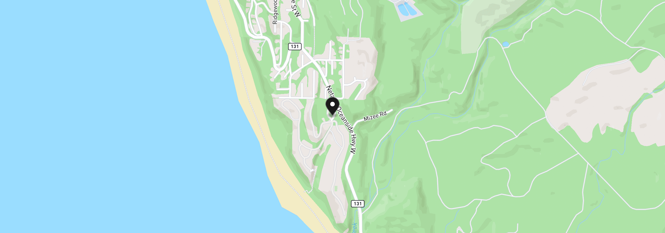 Map showing the location of 505 Capes Dr 2, Oceanside, OR 97134