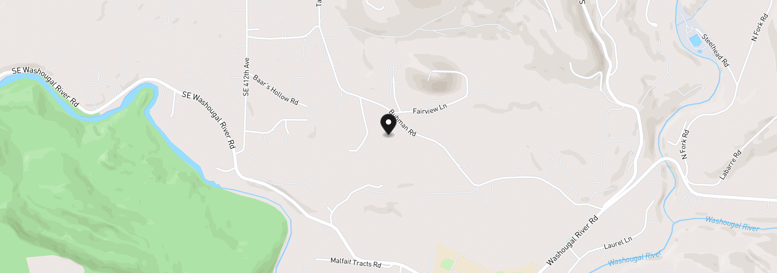 Map showing the location of 0 Arrowhead Trails 3, Washougal, Wa 98671