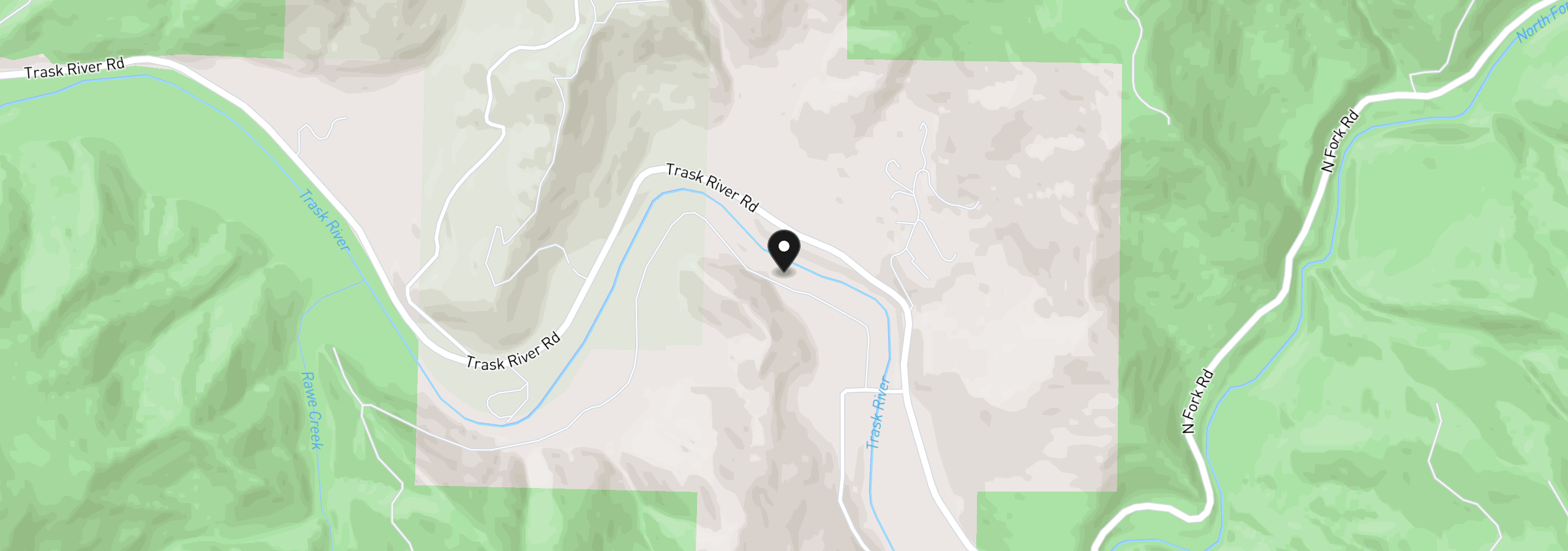 Map showing the location of 24665 Trask West, Tillamook, OR 97141
