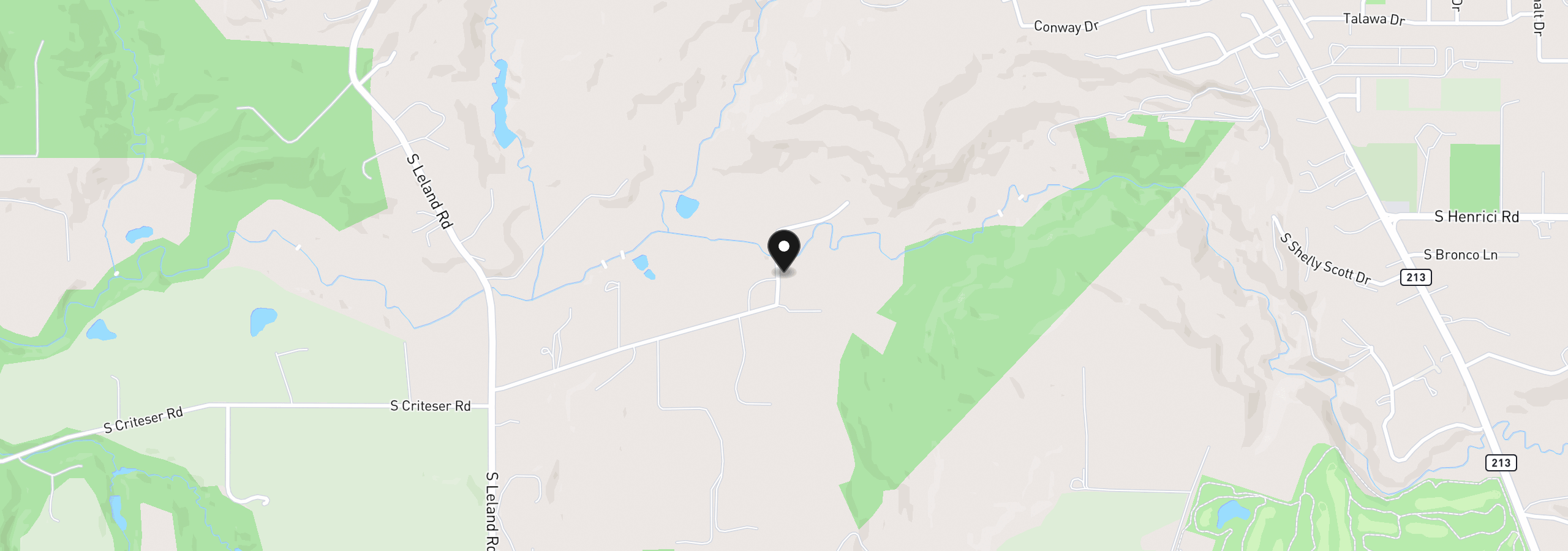 Map showing the location of 13492 S Warnock, Oregon City, OR 97045