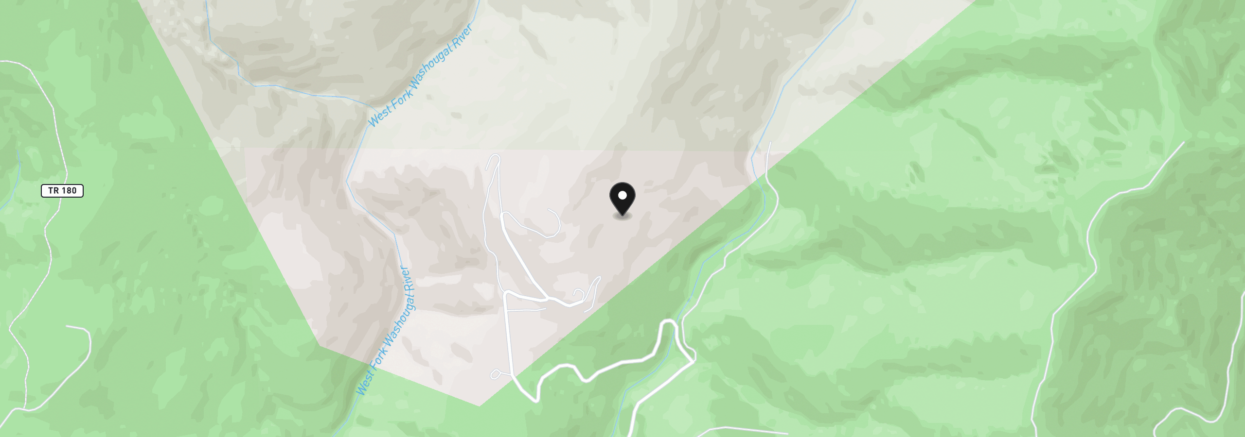 Map showing the location of 0 Snag Mountain Rd 112, Washougal, Wa 98671