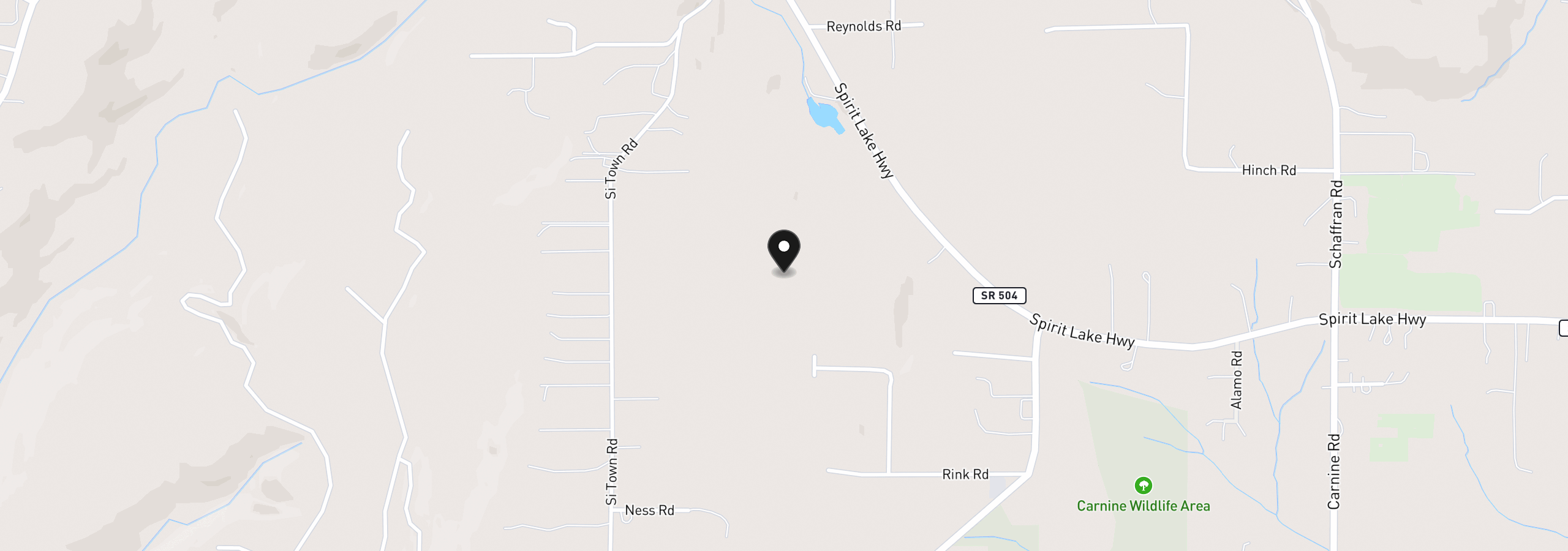 Map showing the location of 252 Ash Mountain Dr, Castle Rock, Wa 98611