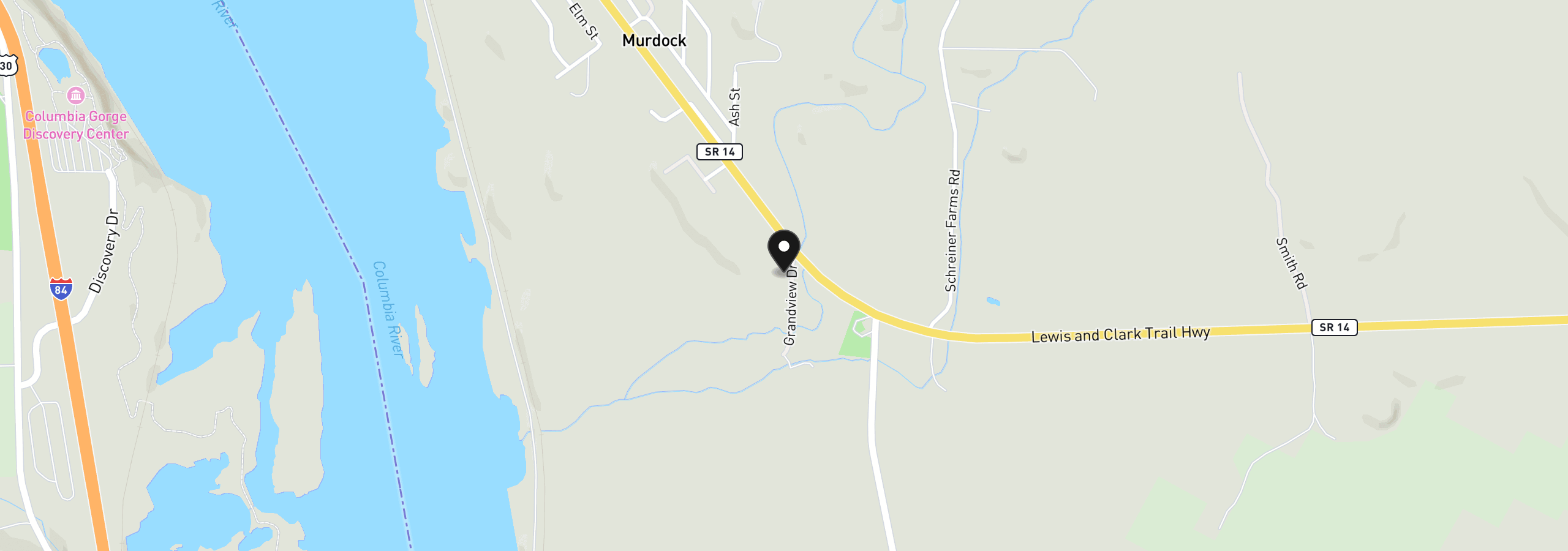 Map showing the location of 7 Grand View Dr, Lyle, Wa 98635