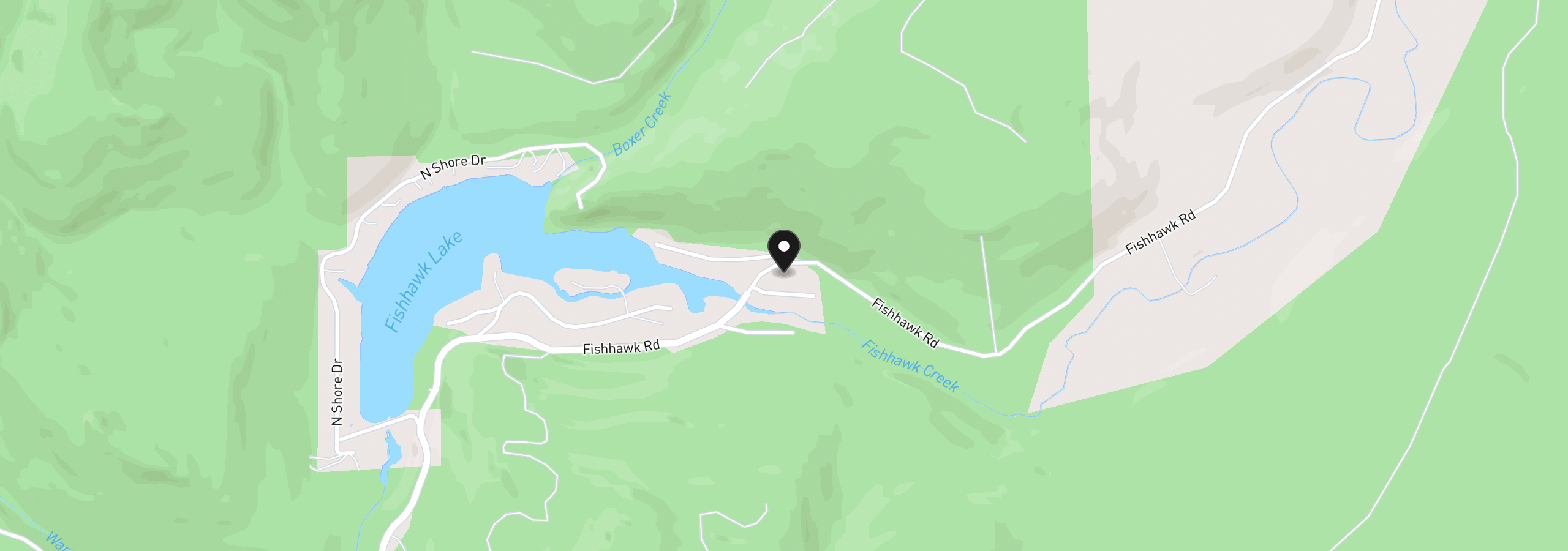Map showing the location of 71624 Fishhawk Rd, Birkenfeld, OR 97016