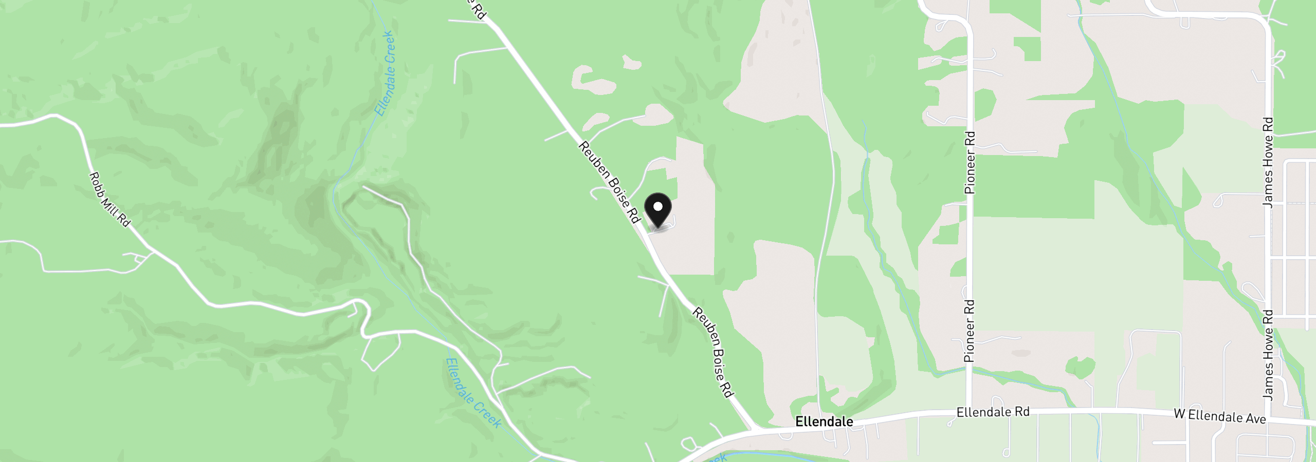Map showing the location of 300 Reuben Boise Rd, Dallas, OR 97338