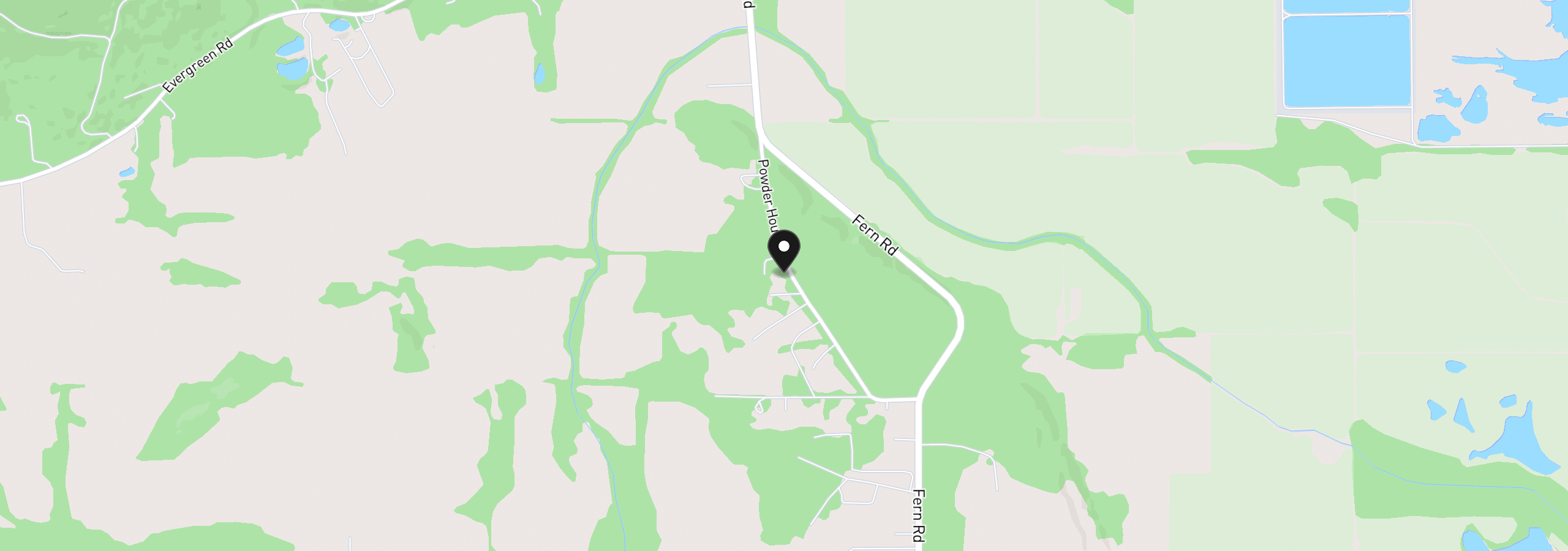Map showing the location of 32248 Powder House Rd, Philomath, OR 97370