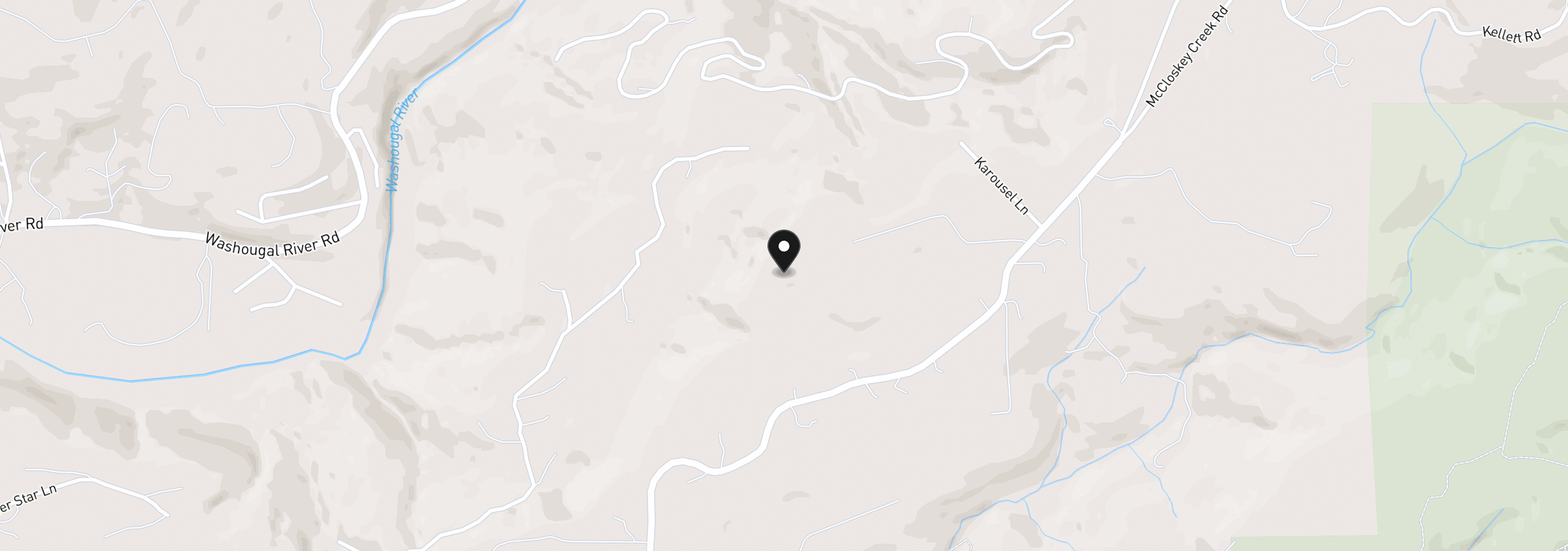 Map showing the location of 1441 Mabee Mines Rd, Washougal, Wa 98671