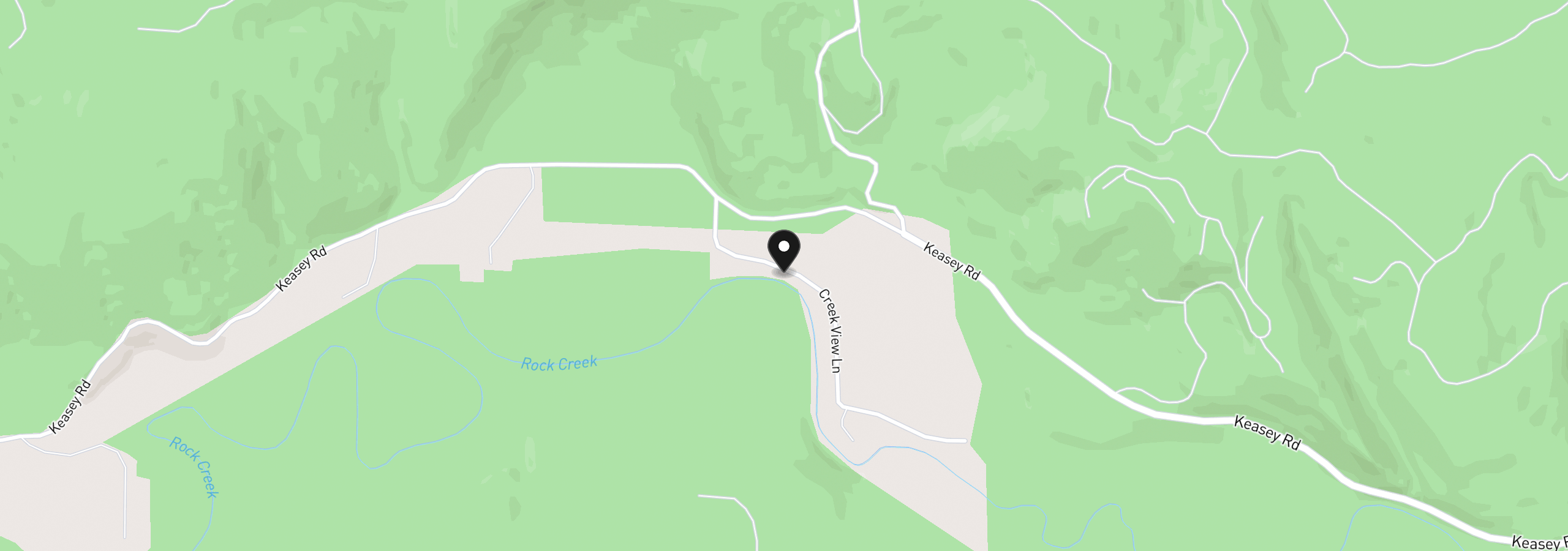 Map showing the location of 15116 Creek View Ln, Vernonia, OR 97064