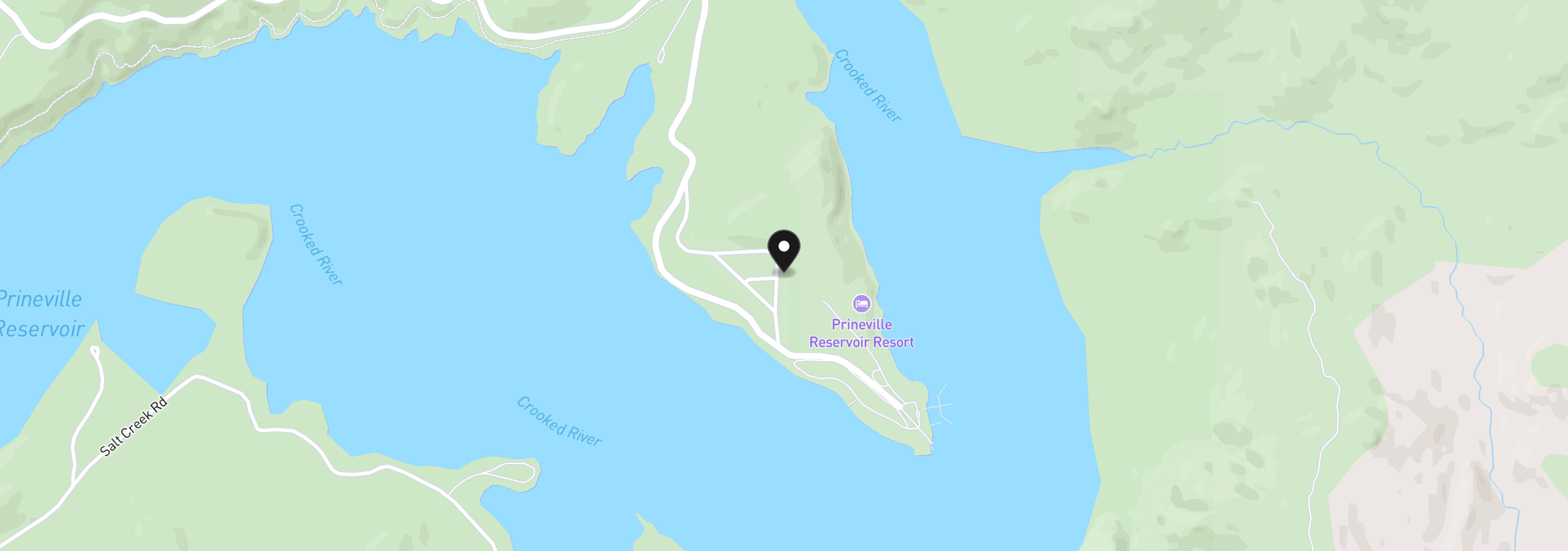 Map showing the location of 12417 SE Vista Loop, Prineville, OR 97754