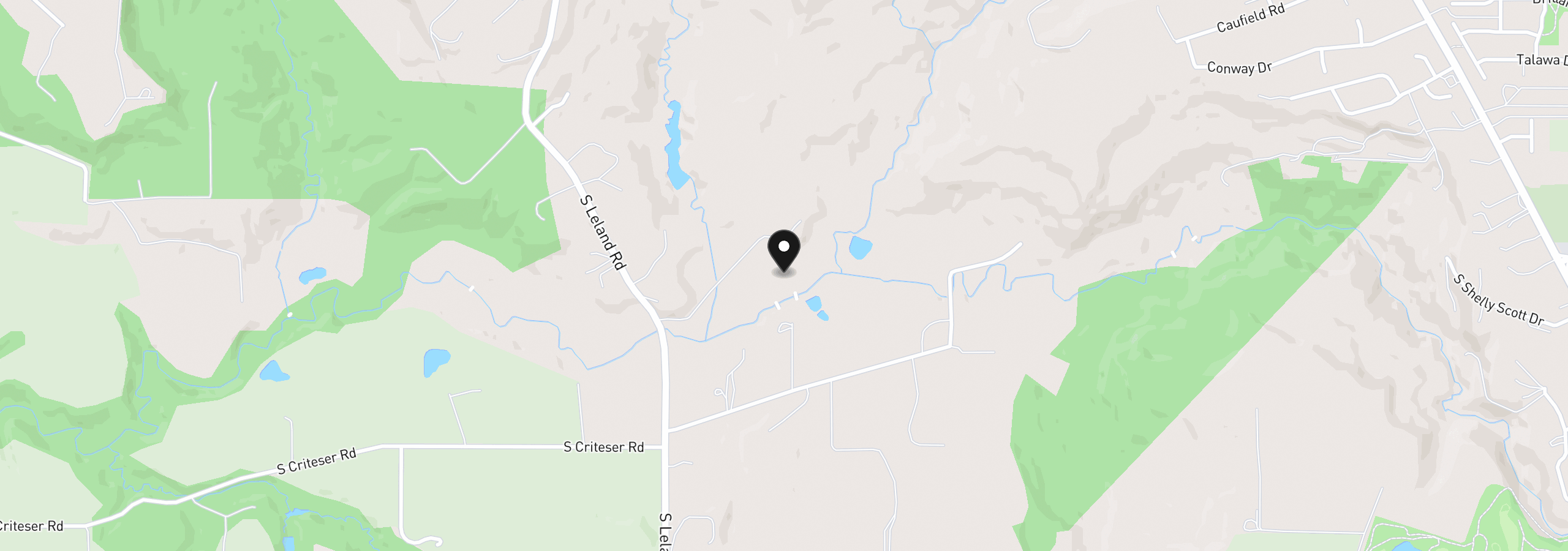 Map showing the location of 13121 S Warnock Rd, Oregon City, OR 97045