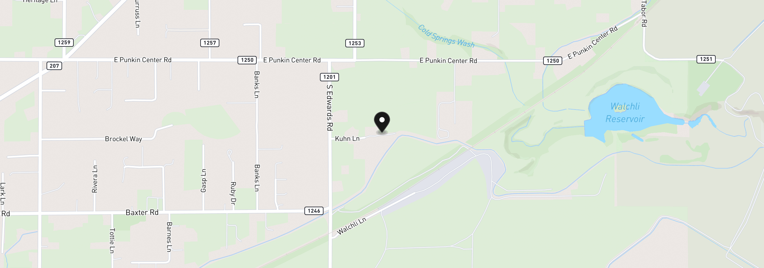 Map showing the location of 33149 Kuhn Ln, Hermiston, OR 97838