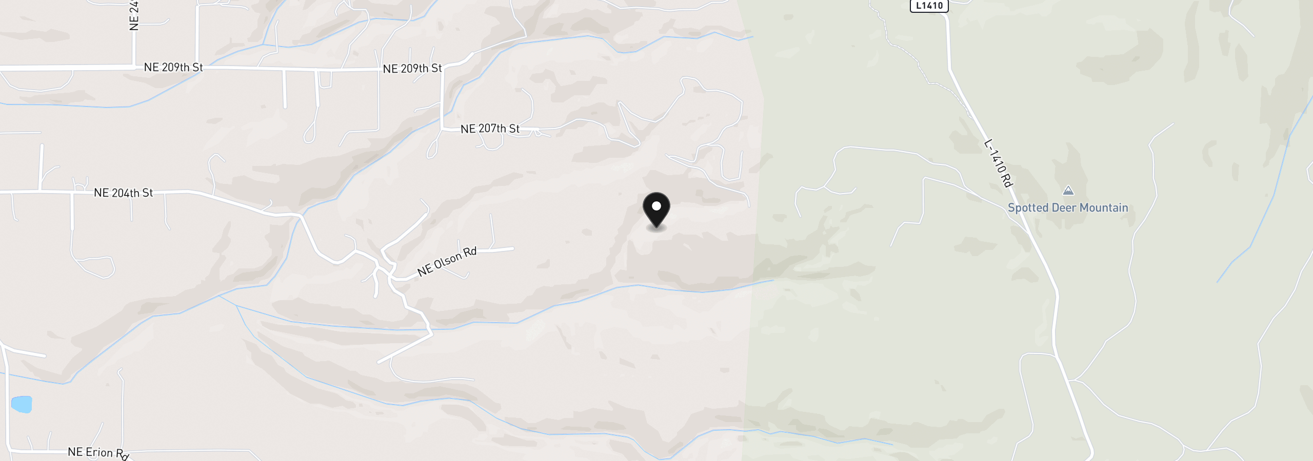 Map showing the location of No SIte Address, Battle Ground, Wa 98604