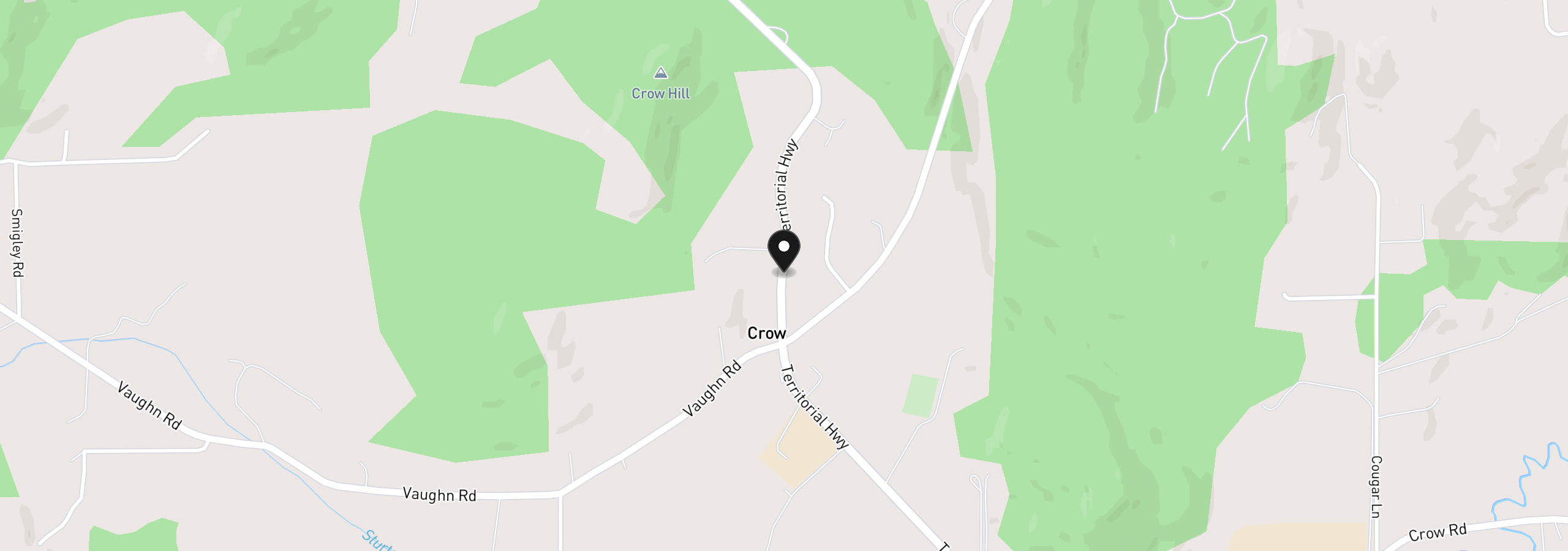 Map showing the location of 86065 Territorial Hwy, Veneta, OR 97487
