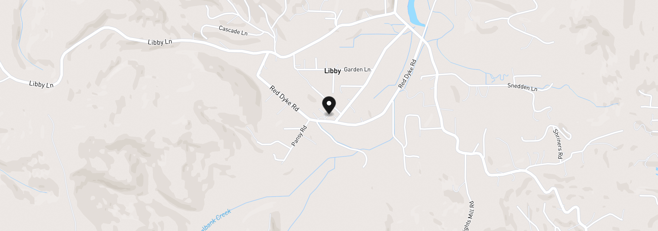 Map showing the location of 62874 Red Dyke Rd, Coos Bay, OR 97420