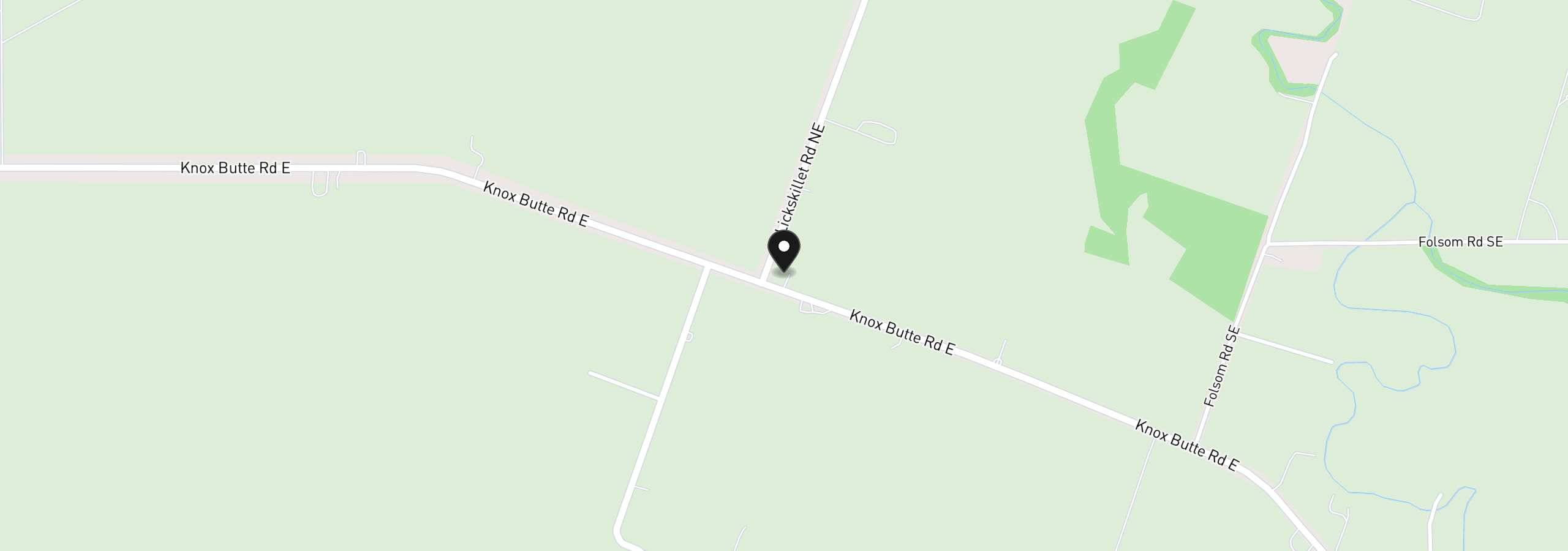 Map showing the location of 35447 E Knox Butte Rd, Albany, OR 97322