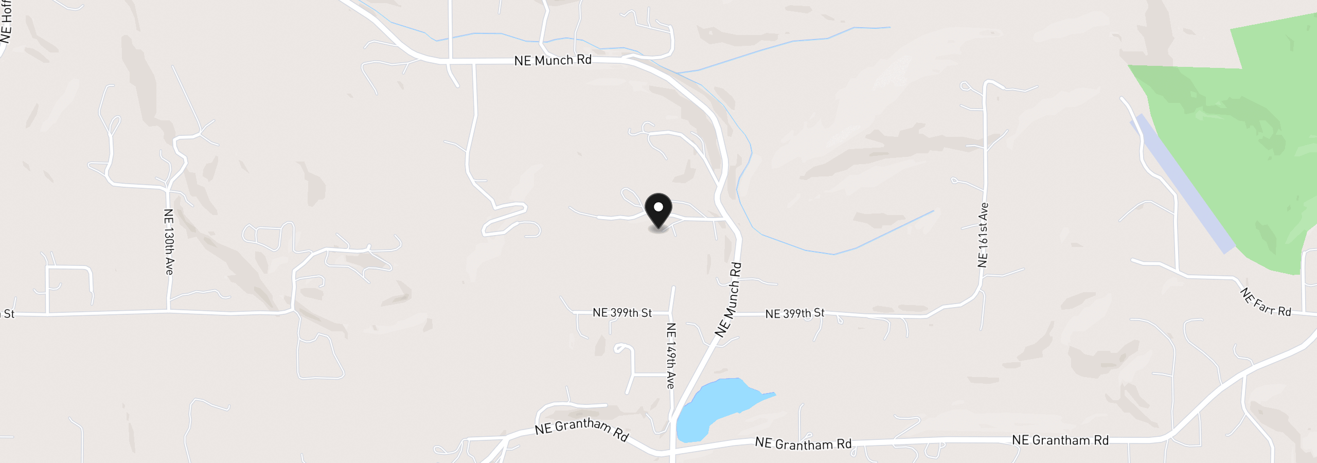 Map showing the location of 14907 NE 403rd St, Amboy, Wa 98601