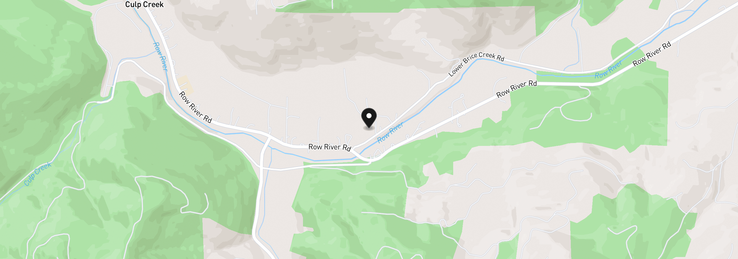 Map showing the location of 38269 Lower Brice Creek Rd, Dorena, OR 97434