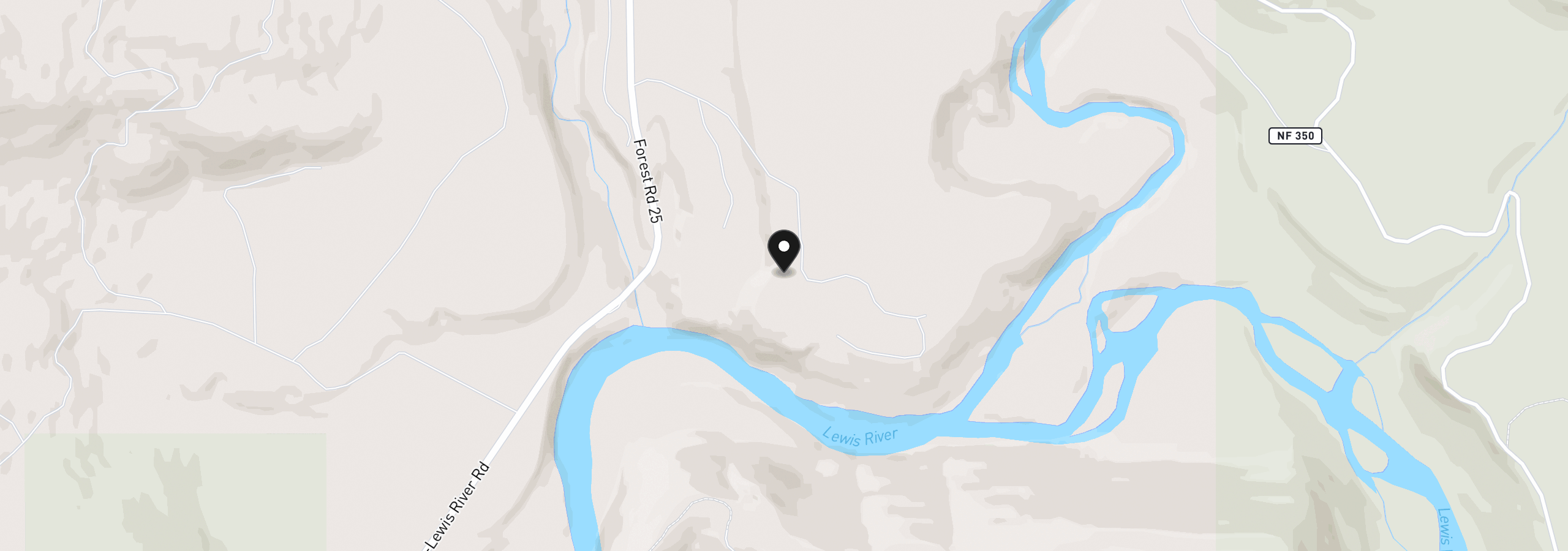 Map showing the location of 502 Loowit Ln, Cougar, Wa 98616