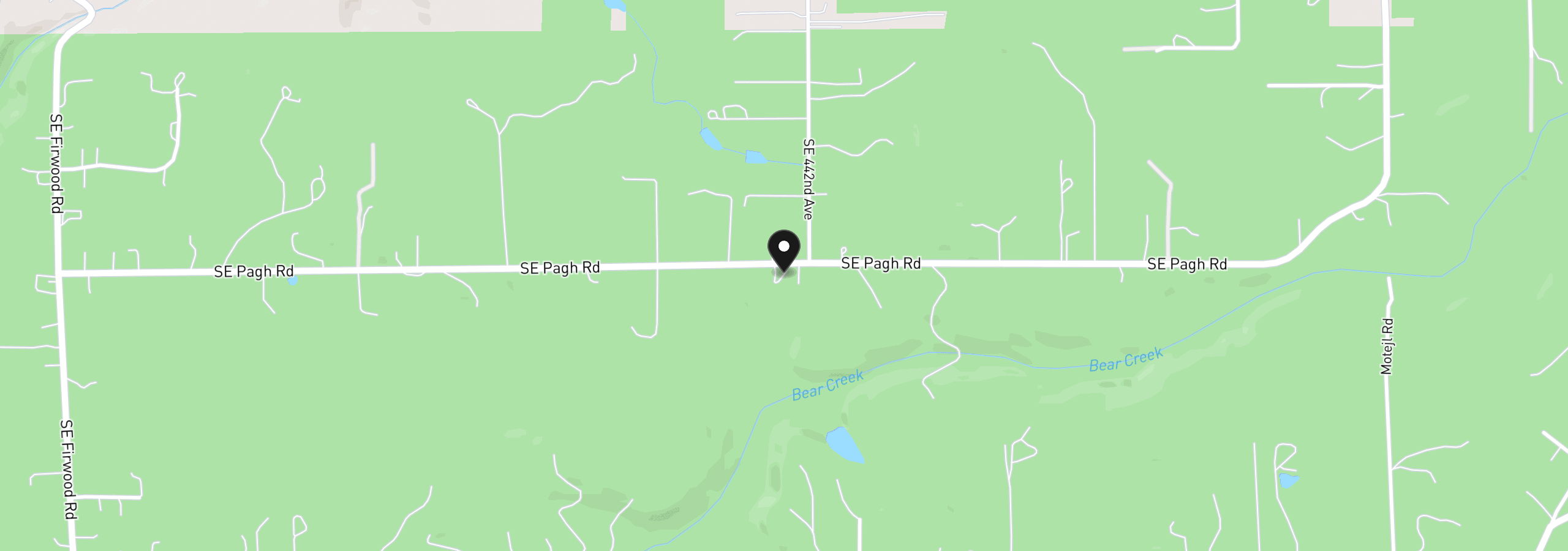 Map showing the location of 44174 SE Pagh Rd, Sandy, OR 97055