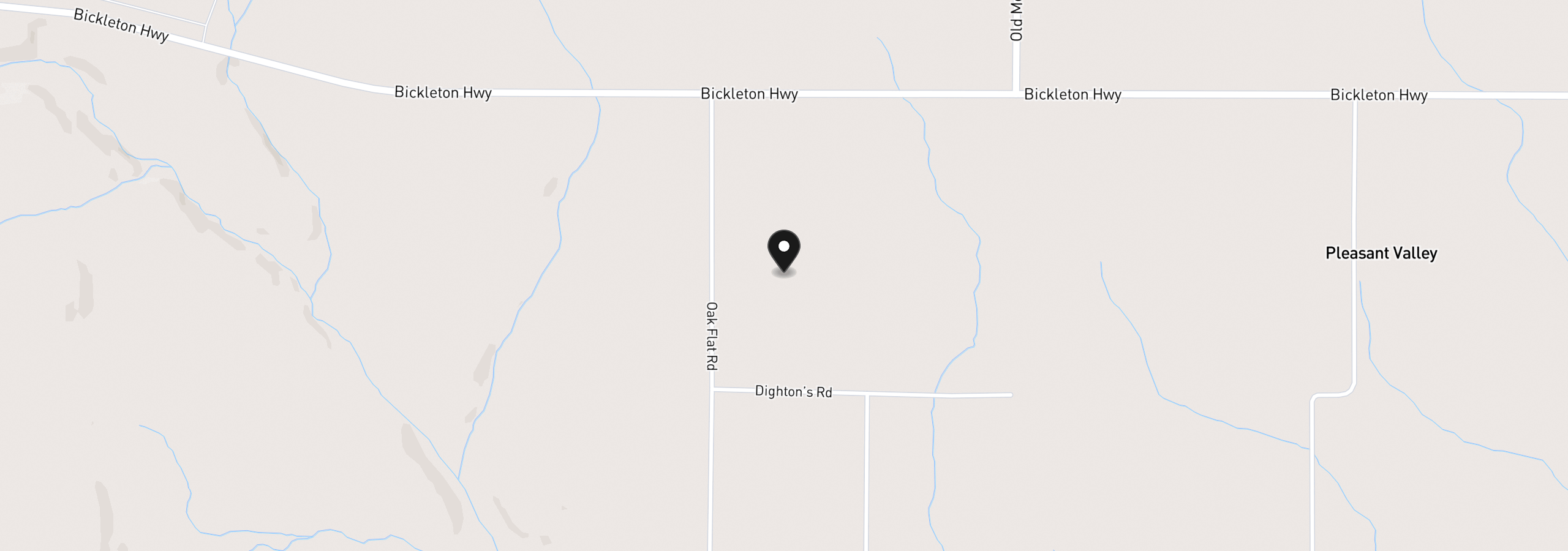 Map showing the location of Oak Flat 1, Goldendale, Wa 98620