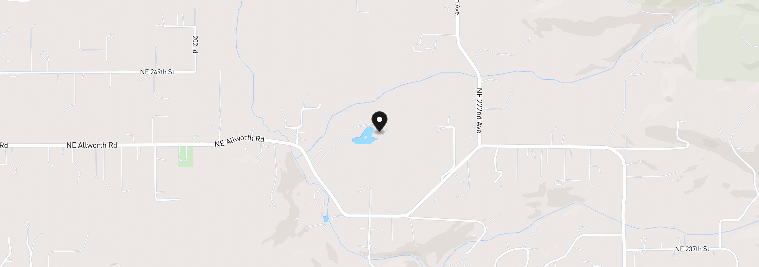 Map showing the location of 20926 NE Allworth Rd, Battle Ground, Wa 98604