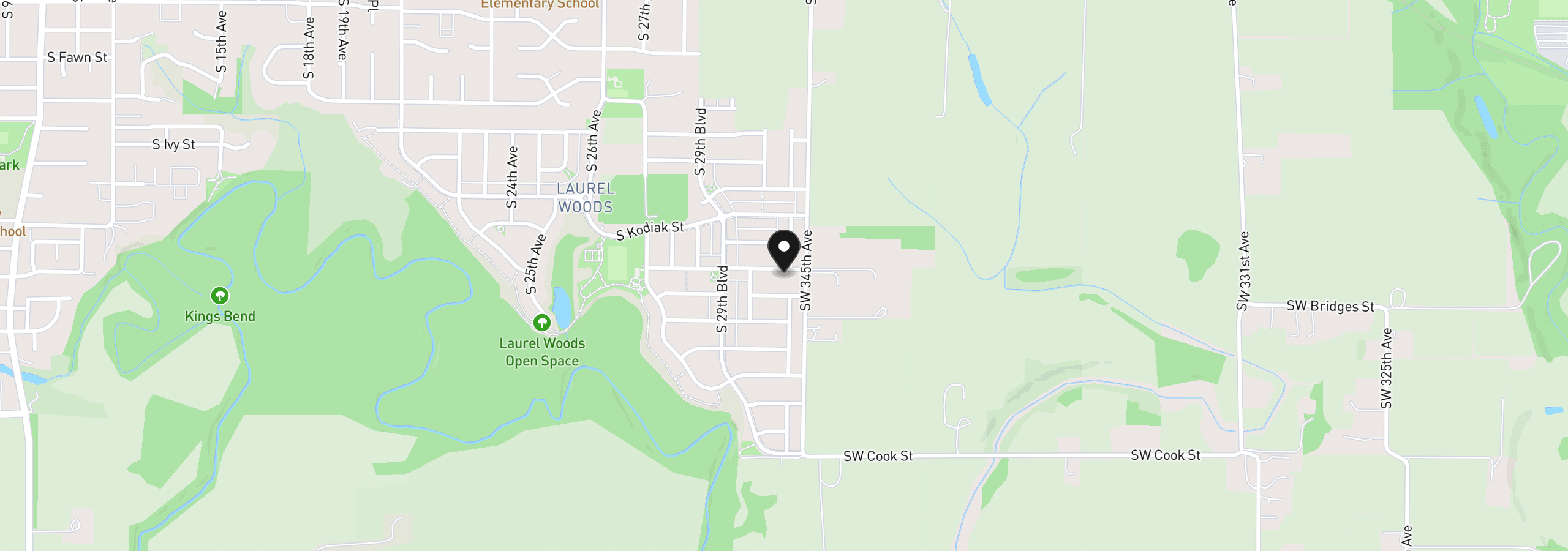 Map showing the location of 3189 S Magnolia Dr 740, Cornelius, OR 97124
