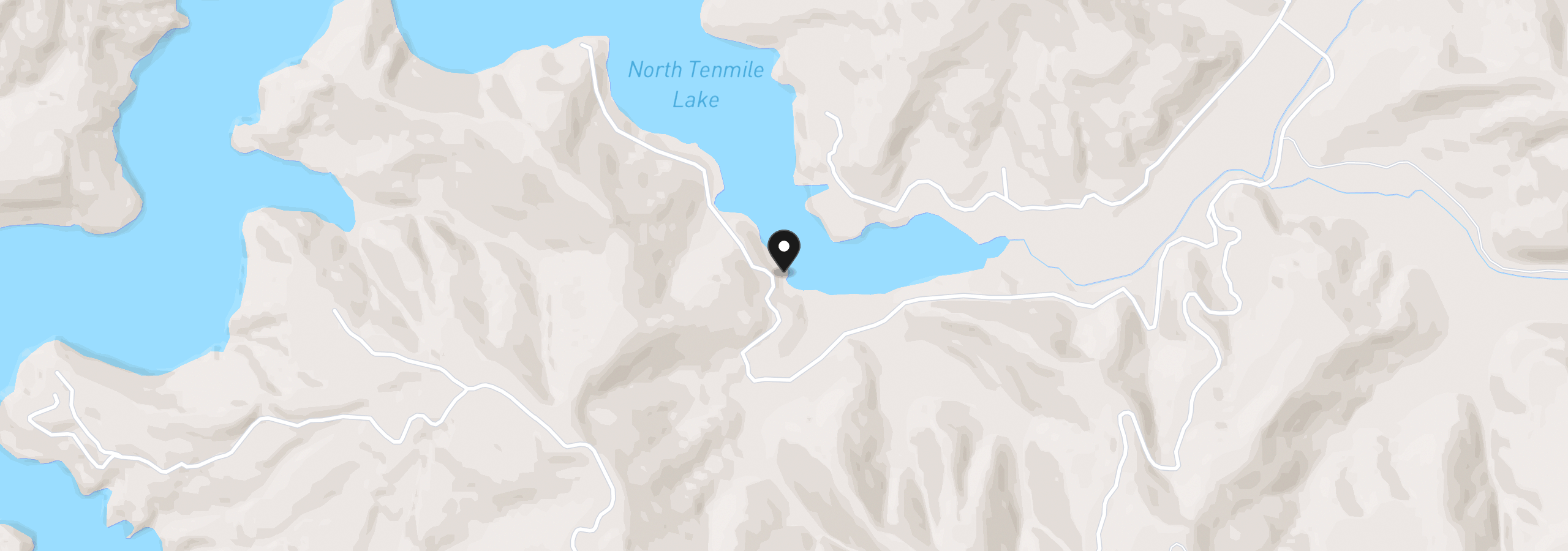 Map showing the location of 96093 Sun Lake Ln, Lakeside, OR 97449