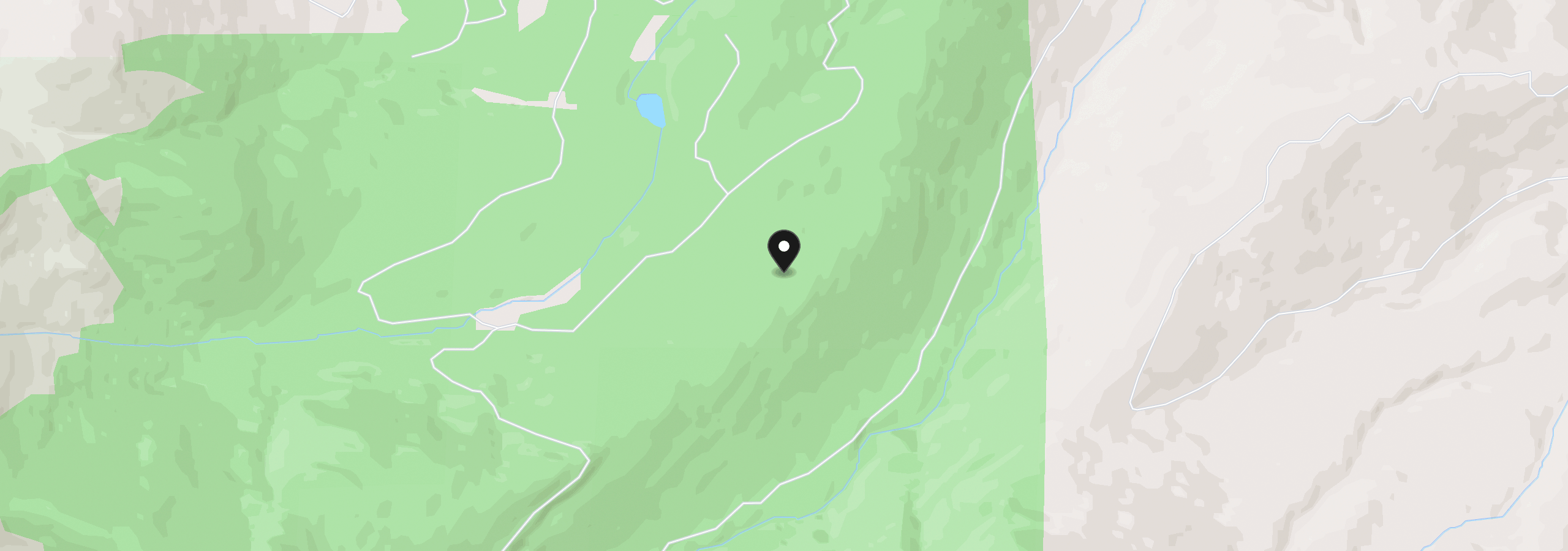 Map showing the location of 0 S Rock Creek, Haines, OR 97833