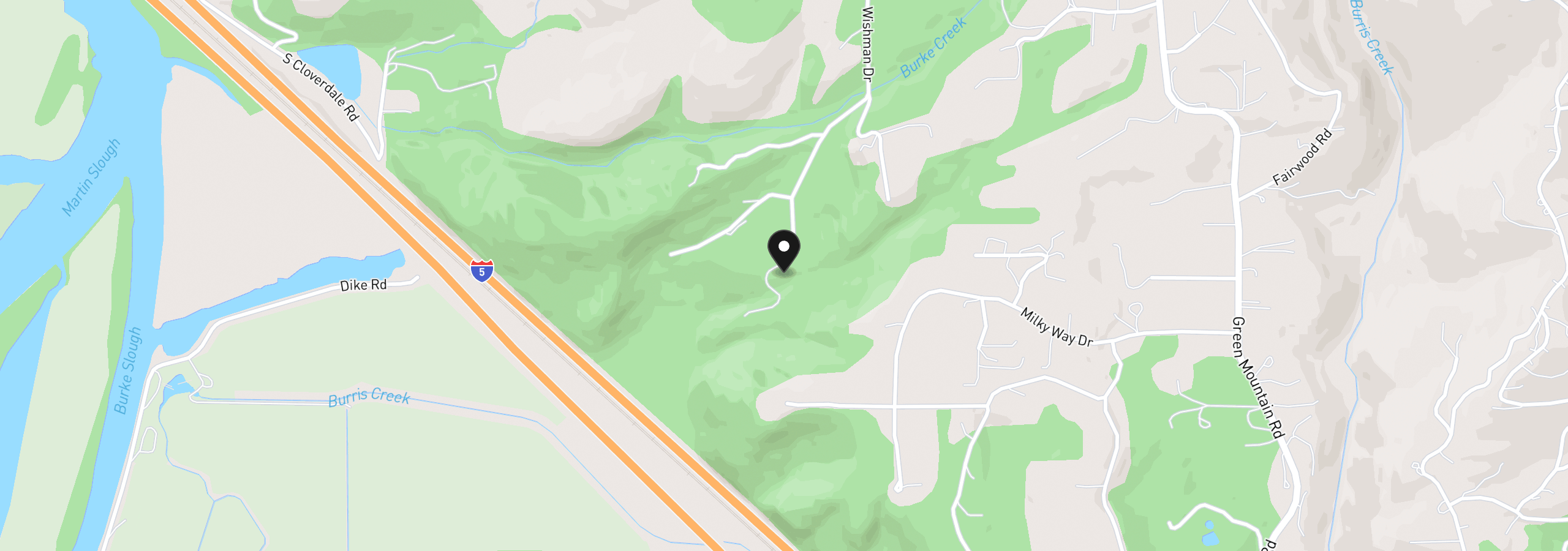 Map showing the location of 421 Wishman Dr, Woodland, Wa 98674