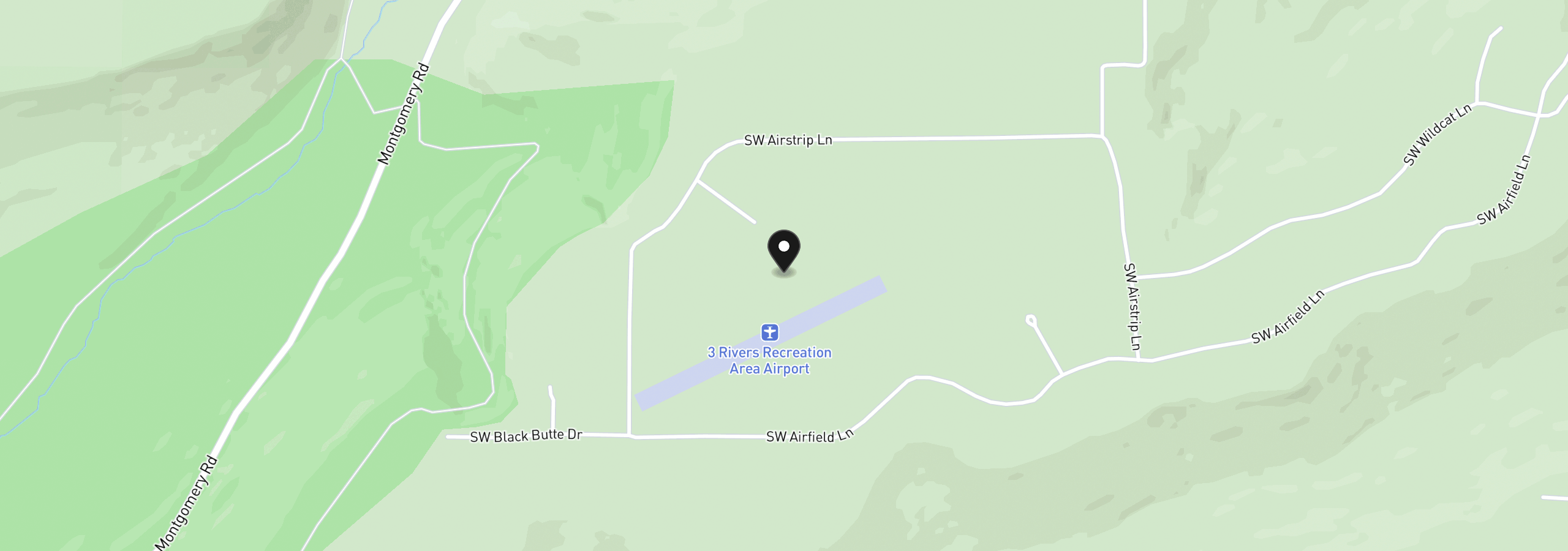 Map showing the location of 13578 SW Winchester Ln, Culver, OR 97734